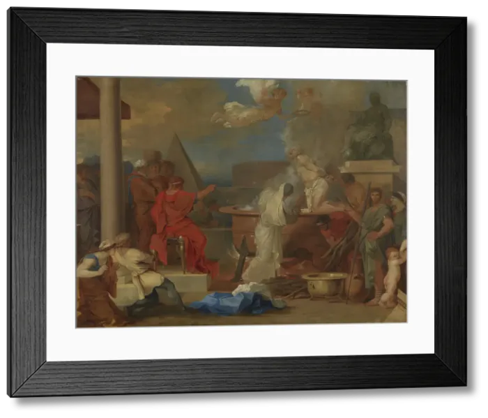 Framed Print : The martyrdom of John the Apostle, between 1630 and 1671. Creator: Sebastien Bourdon Framed Print : The martyrdom of John the Apostle, between 1630 and 1671. Creator: Sebastien Bourdon