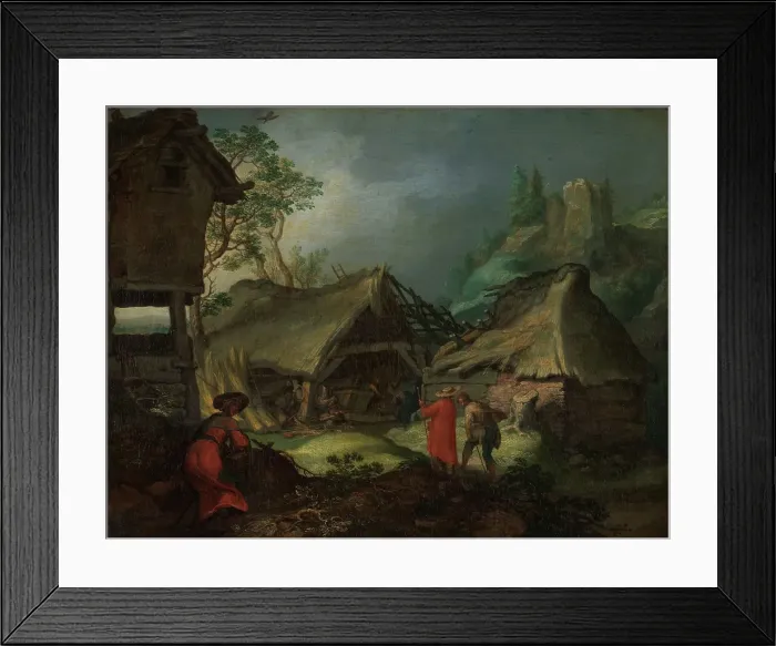 Framed Print : The Adoration of the Shepherds, 1628. Creator: Abraham Bloemaert Framed Print : The Adoration of the Shepherds, 1628. Creator: Abraham Bloemaert