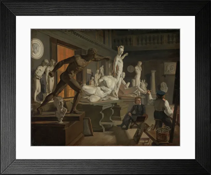Framed Print : Scene from the Academy in Copenhagen, 1827 or 1828. Creator: Knud Baade Framed Print : Scene from the Academy in Copenhagen, 1827 or 1828. Creator: Knud Baade