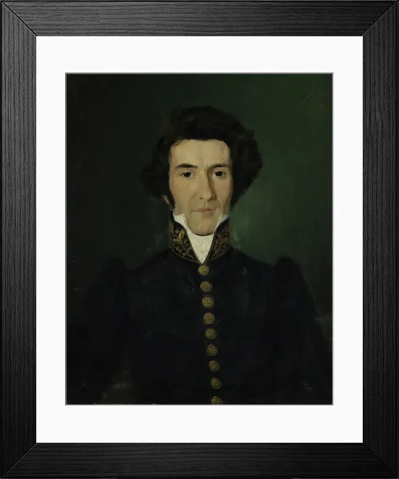 Framed Print : Portrait of Cabinet Minister Erik R. Moinichen, 1832. Creator: Matthias Stoltenberg Framed Print : Portrait of Cabinet Minister Erik R. Moinichen, 1832. Creator: Matthias Stoltenberg