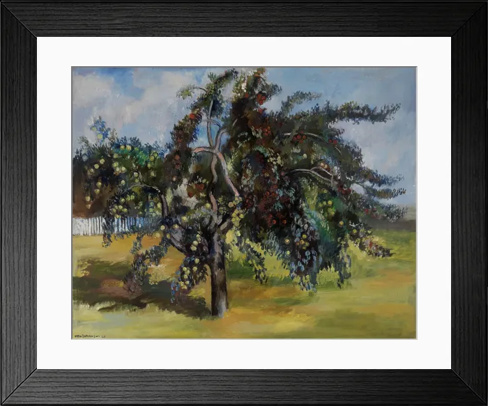 Framed Print : The Apple Tree, 1927. Creator: Otto Emil Johansen Framed Print : The Apple Tree, 1927. Creator: Otto Emil Johansen