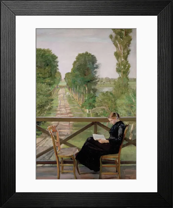 Framed Print : Villa Britannia, Belgium, 1885. Creator: Christian Krohg Framed Print : Villa Britannia, Belgium, 1885. Creator: Christian Krohg