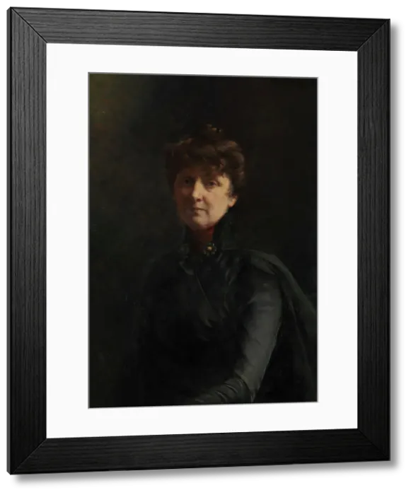 Framed Print : Self portrait, 1911. Creator: Asta Norregaard Framed Print : Self portrait, 1911. Creator: Asta Norregaard