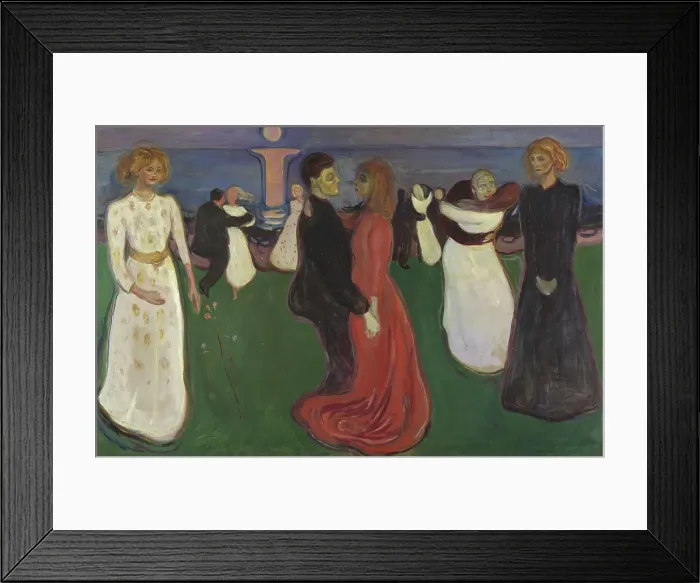 Framed Print : The Dance of Life, Started 1899, finished 1900. Creator: Edvard Munch