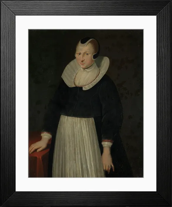 Framed Print : Arboe's wife, probably approx. 1650. Creator: Unknown Framed Print : Arboe's wife, probably approx. 1650. Creator: Unknown