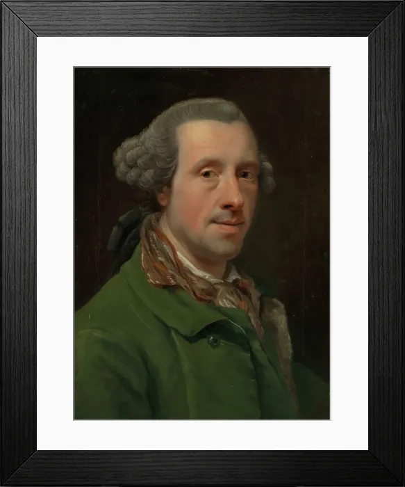 Framed Print : Portrait of a Man, end of 18th century. Creator: Unknown Framed Print : Portrait of a Man, end of 18th century. Creator: Unknown