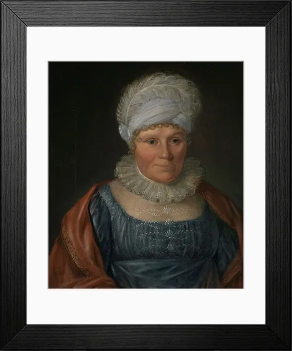 Framed Print : Mrs. Bishop Bech, c1820. Creator: Jacob Munch Framed Print : Mrs. Bishop Bech, c1820. Creator: Jacob Munch