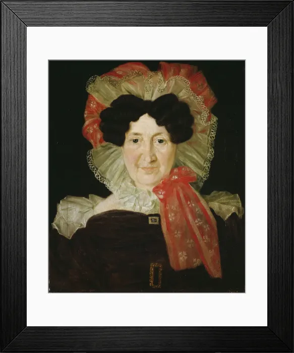 Framed Print : Portrait of Mrs. Ingeborg Moinichen, b. Roring, 1831. Creator: Matthias Stoltenberg Framed Print : Portrait of Mrs. Ingeborg Moinichen, b. Roring, 1831. Creator: Matthias Stoltenberg