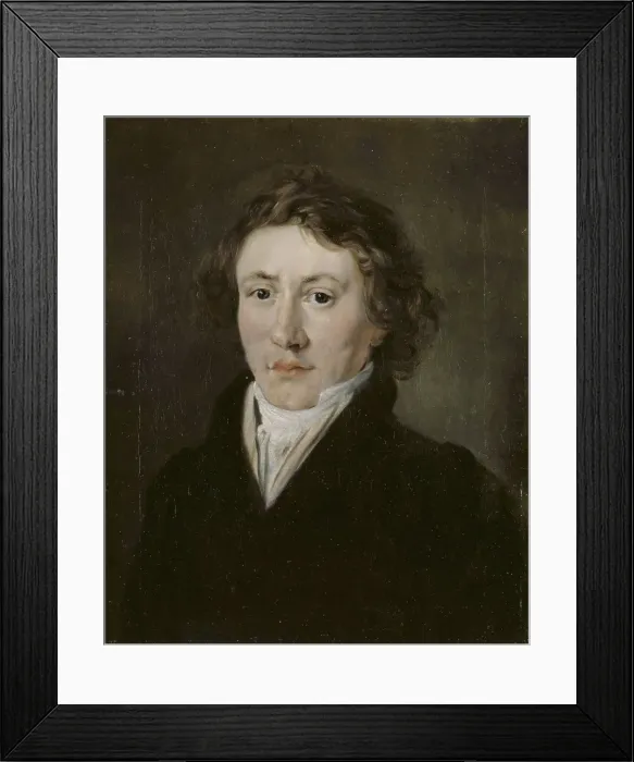 Framed Print : Portrait of Doctor Christian August Egeberg, c1840. Creator: Matthias Stoltenberg Framed Print : Portrait of Doctor Christian August Egeberg, c1840. Creator: Matthias Stoltenberg
