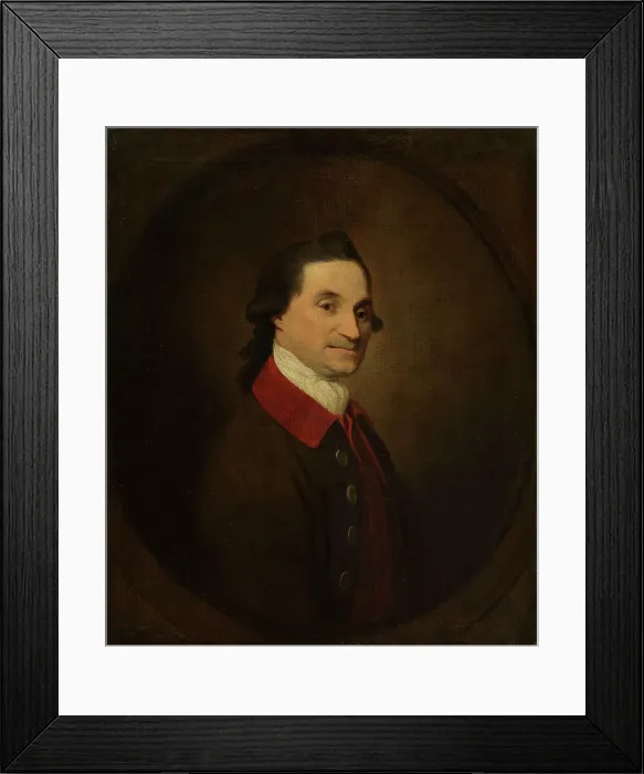 Framed Print : Male portrait, probably between 1775 and 1800. Creator: Unknown Framed Print : Male portrait, probably between 1775 and 1800. Creator: Unknown