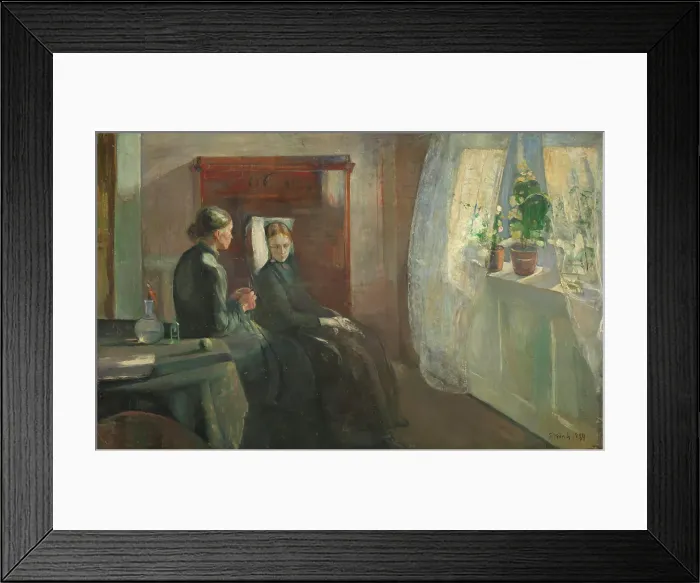 Framed Print : Spring, 1889. Creator: Edvard Munch Framed Print : Spring, 1889. Creator: Edvard Munch