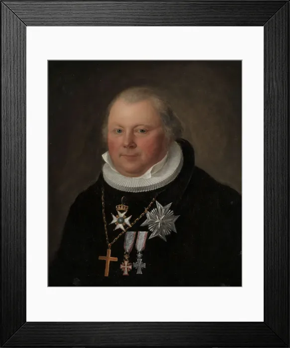 Framed Print : Bishop Bech, c1820. Creator: Jacob Munch Framed Print : Bishop Bech, c1820. Creator: Jacob Munch