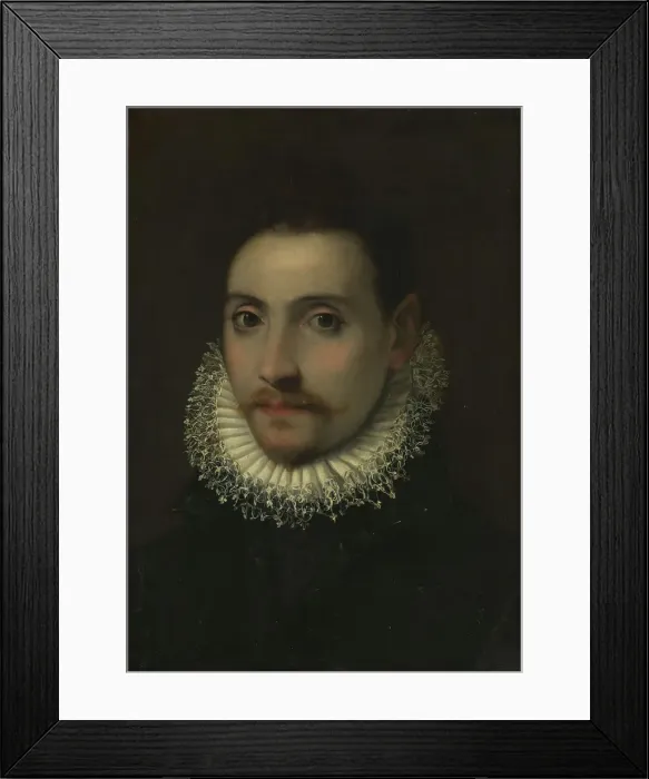 Framed Print : Portrait of a Man, probably last half of 16th century. Creator: Unknown Framed Print : Portrait of a Man, probably last half of 16th century. Creator: Unknown