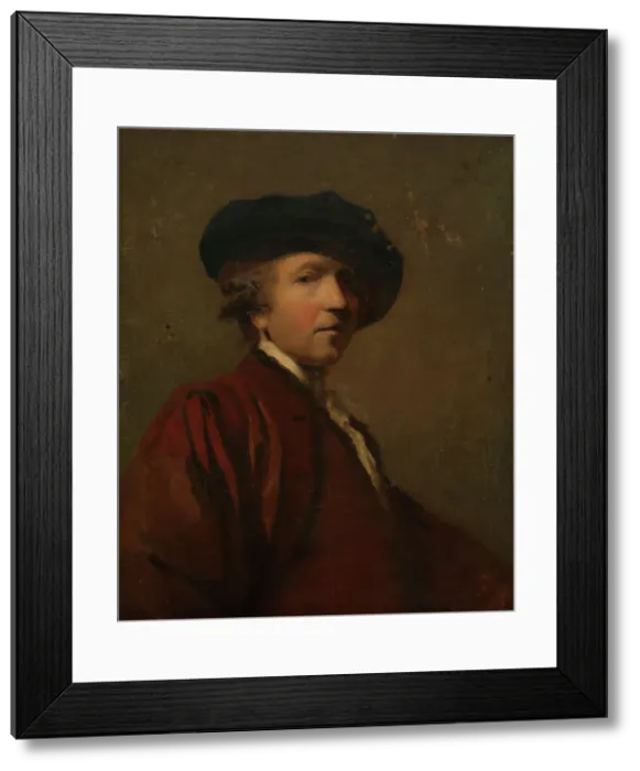 Framed Print : Self Portrait after Joshua Reynolds, c1750s. Creator: Unknown Framed Print : Self Portrait after Joshua Reynolds, c1750s. Creator: Unknown