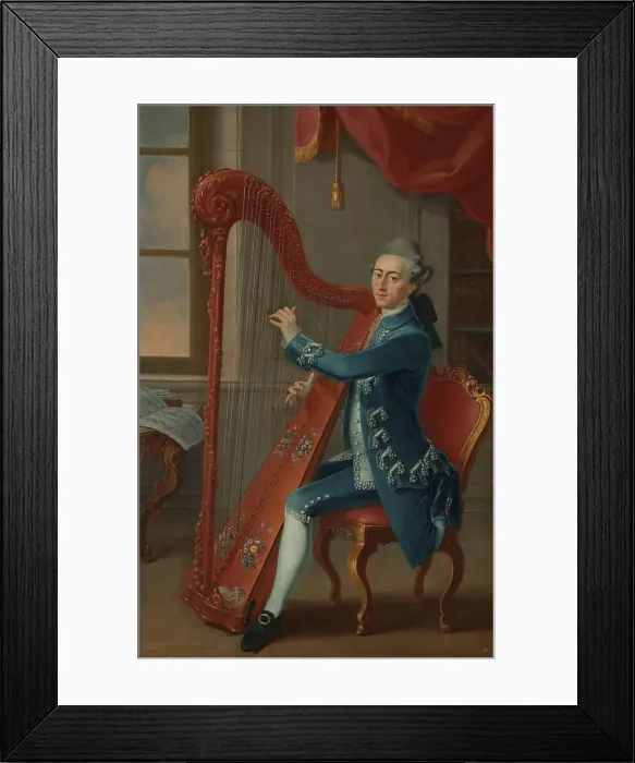 Framed Print : Major General Louis Claude le Normand de Bretteville, c1770. Creator: Unknown Framed Print : Major General Louis Claude le Normand de Bretteville, c1770. Creator: Unknown
