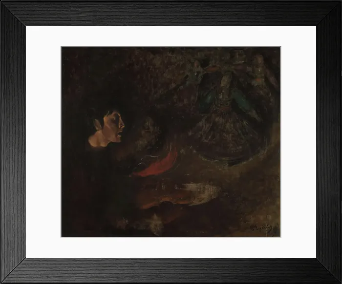 Framed Print : Play and Dance, 1896. Creator: Halfdan Egedius Framed Print : Play and Dance, 1896. Creator: Halfdan Egedius