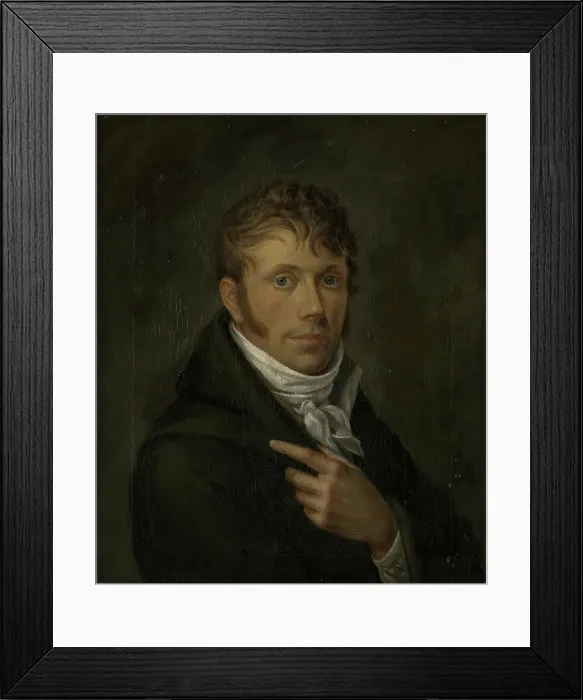 Framed Print : Self-Portrait, 1809. Creator: Jacob Munch Framed Print : Self-Portrait, 1809. Creator: Jacob Munch