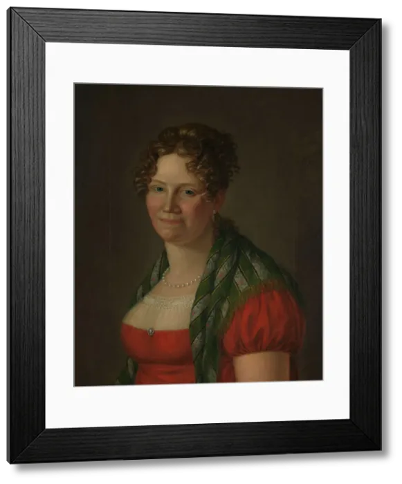 Framed Print : Portrait of Gesina Orbech Ring, b. Berg, c1820. Creator: Jacob Munch Framed Print : Portrait of Gesina Orbech Ring, b. Berg, c1820. Creator: Jacob Munch