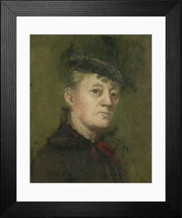 Framed Print : Self portrait, 1887. Creator: Kitty Lange Kielland Framed Print : Self portrait, 1887. Creator: Kitty Lange Kielland