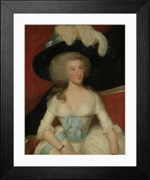Framed Print : Mrs. F.A. Mallard, probably 1780s. Creator: Unknown Framed Print : Mrs. F.A. Mallard, probably 1780s. Creator: Unknown