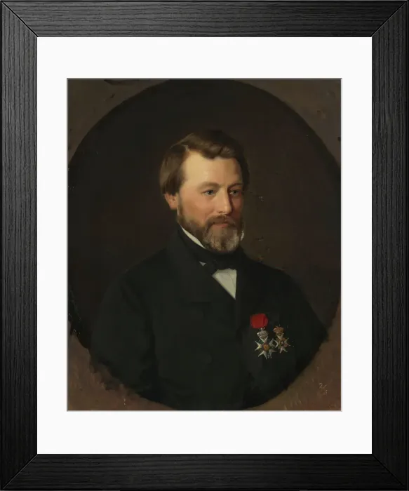 Framed Print : Portrait of Emil Tidemand the Artist's Brother, 1867. Creator: Adolph Tidemand Framed Print : Portrait of Emil Tidemand the Artist's Brother, 1867. Creator: Adolph Tidemand