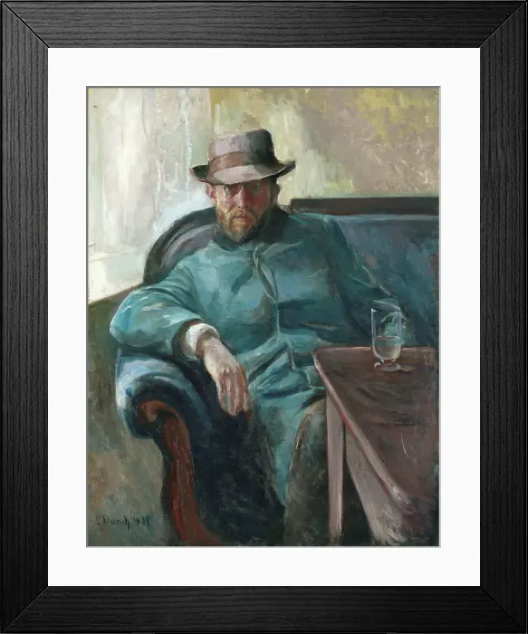 Framed Print : Painting, 1889. Creator: Edvard Munch Framed Print : Painting, 1889. Creator: Edvard Munch