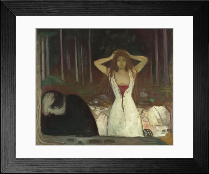 Framed Print : Ashes, 1895. Creator: Edvard Munch Framed Print : Ashes, 1895. Creator: Edvard Munch