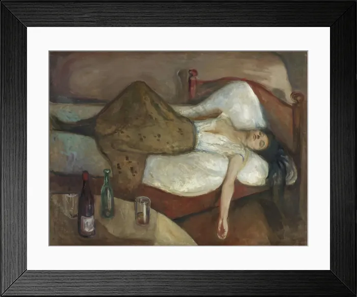 Framed Print : The Day After, 1894. Creator: Edvard Munch Framed Print : The Day After, 1894. Creator: Edvard Munch