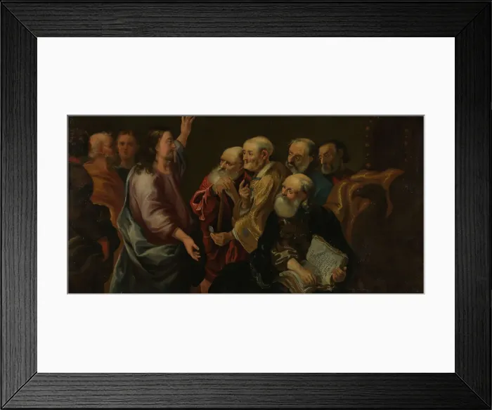 Framed Print : The Tribute Money, probably last half of 17th century. Creator: Unknown Framed Print : The Tribute Money, probably last half of 17th century. Creator: Unknown
