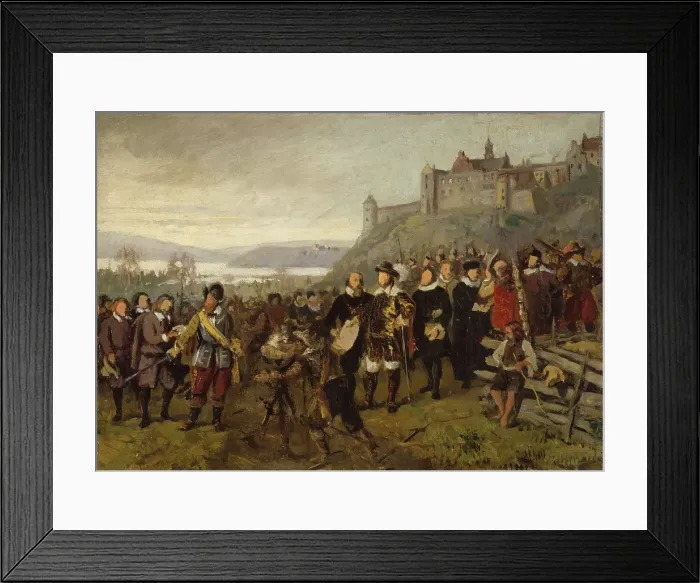 Framed Print : Christian IV founding Christiania. Sketch, probably 1876. Creator: Adolph Tidemand Framed Print : Christian IV founding Christiania. Sketch, probably 1876. Creator: Adolph Tidemand