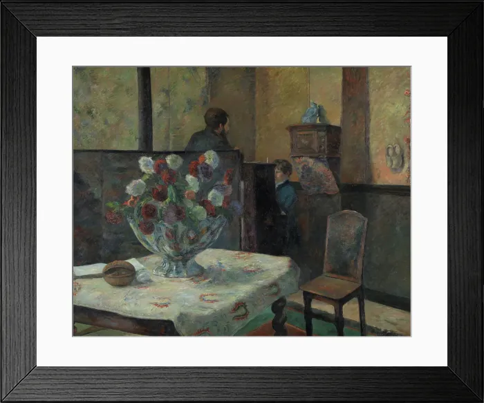 Framed Print : Flowers, Still Life, 1881. Creator: Paul Gauguin Framed Print : Flowers, Still Life, 1881. Creator: Paul Gauguin