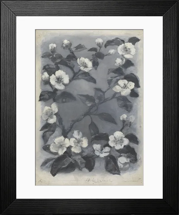 Framed Print : Illustration for Henrik Wergeland, The English Pilot Apple Blossoms, probably 1894. Creator: Wilhelm Peters Framed Print : Illustration for Henrik Wergeland, The English Pilot Apple Blossoms, probably 1894. Creator: Wilhelm Peters