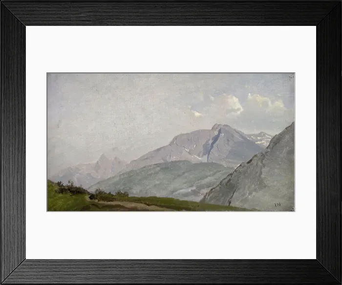 Framed Print : From Trischibel in Austria, 1869. Creator: Johan Nielssen Framed Print : From Trischibel in Austria, 1869. Creator: Johan Nielssen