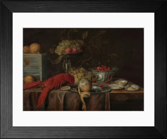 Framed Print : Still Life, probably 17th century. Creator: Unknown Framed Print : Still Life, probably 17th century. Creator: Unknown