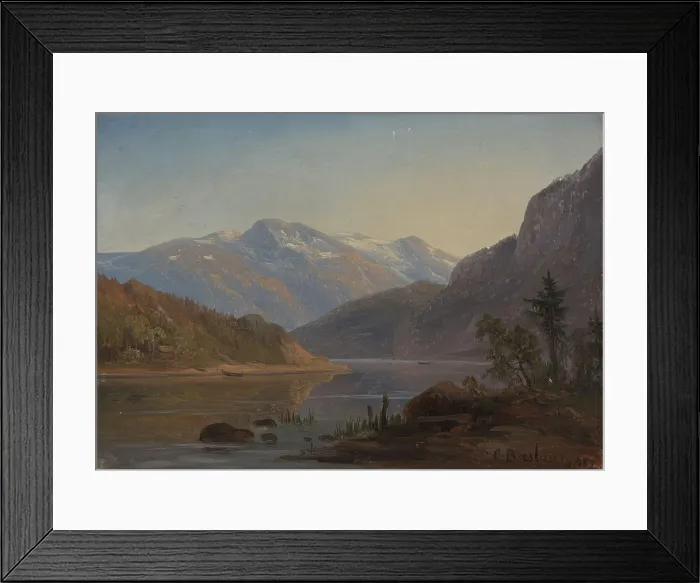 Framed Print : Study from Norway, probably between 1840 and 1845. Creator: Chrystian Breslauer Framed Print : Study from Norway, probably between 1840 and 1845. Creator: Chrystian Breslauer