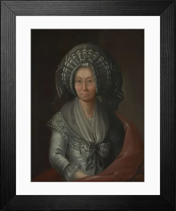 Framed Print : Portrait of Ingeborg Turine Wang, b. Rogstad, probably 1791. Creator: Peder Pedersen Aadnes Framed Print : Portrait of Ingeborg Turine Wang, b. Rogstad, probably 1791. Creator: Peder Pedersen Aadnes
