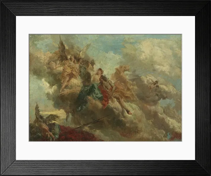 Framed Print : Mythological scene, probably last half of 18th century. Creator: Unknown Framed Print : Mythological scene, probably last half of 18th century. Creator: Unknown