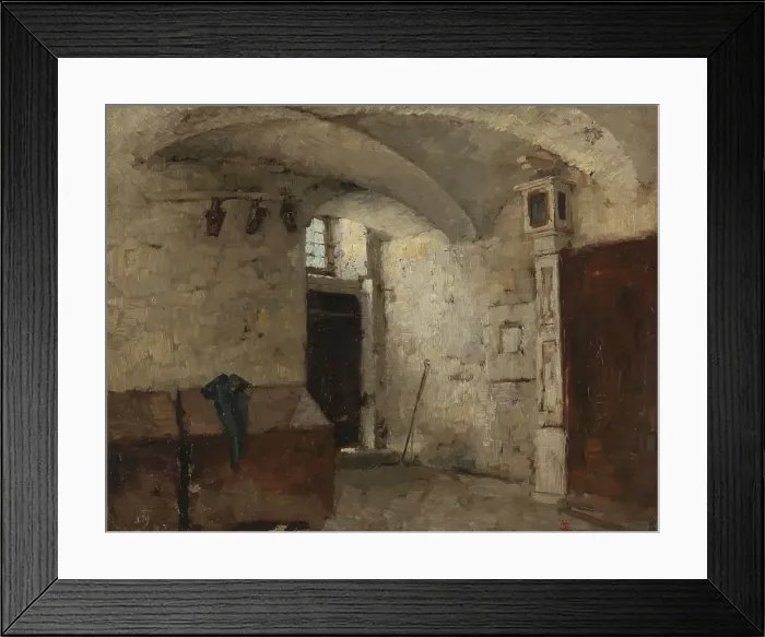 Framed Print : Interior, unknown date. Creator: Veronica Maria Herwegen-Manini Framed Print : Interior, unknown date. Creator: Veronica Maria Herwegen-Manini