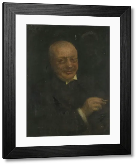 Framed Print : Portrait of the Author Gunnar Heiberg, 1901. Creator: Hans Heyerdahl Framed Print : Portrait of the Author Gunnar Heiberg, 1901. Creator: Hans Heyerdahl