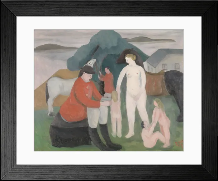 Framed Print : The Fairy-Tale, 1947. Creator: Rudolf Thygesen