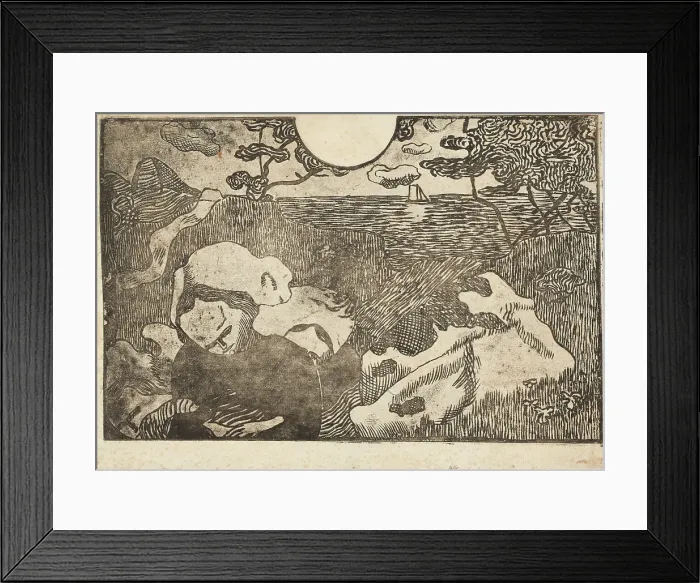 Framed Print : Decoration de Bretagne - Un jour d'ete (Breton Decoration - A Summer's Day), about 1894. Creator: Armand Seguin. Decoration de Bretagne - Un jour d'ete (Breton Decoration - A Summer's Day), about 1894 Framed Print : Decoration de Bretagne - Un jour d'ete (Breton Decoration - A Summer's Day), about 1894. Creator: Armand Seguin. Decoration de Bretagne - Un jour d'ete (Breton Decoration - A Summer's Day), about 1894