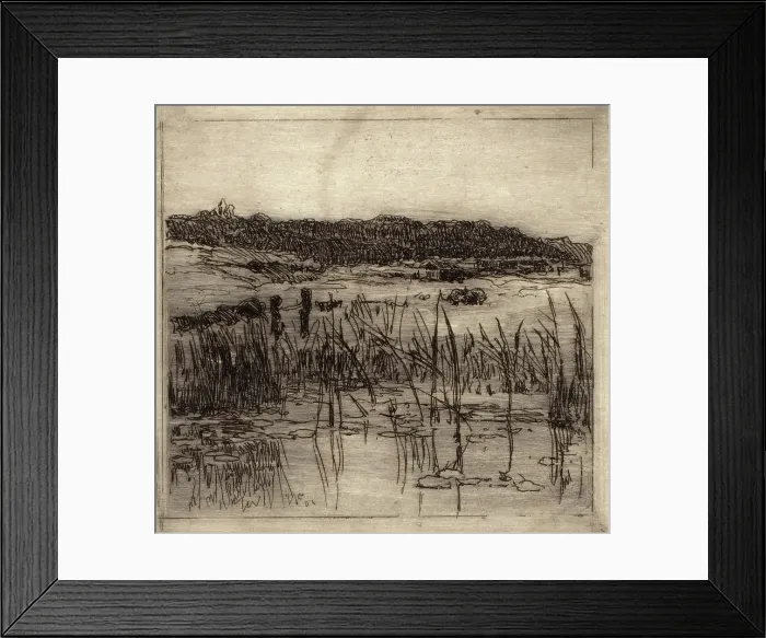 Framed Print : Marsh, c1880-1900. Creator: William Forsyth Framed Print : Marsh, c1880-1900. Creator: William Forsyth