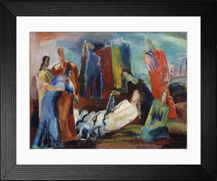 Framed Print : Pieta, probably 1926. Creator: Bjarne Ness Framed Print : Pieta, probably 1926. Creator: Bjarne Ness