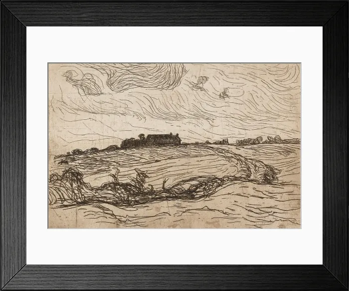 Framed Print : Paysage avec Maisons sur une Colline (Landscape with Houses on a Hill), 1893. Creator: Roderic O'Conor. Paysage avec Maisons sur une Colline (Landscape with Houses on a Hill), 1893. Creator: Roderic O'Conor Framed Print : Paysage avec Maisons sur une Colline (Landscape with Houses on a Hill), 1893. Creator: Roderic O'Conor. Paysage avec Maisons sur une Colline (Landscape with Houses on a Hill), 1893. Creator: Roderic O'Conor