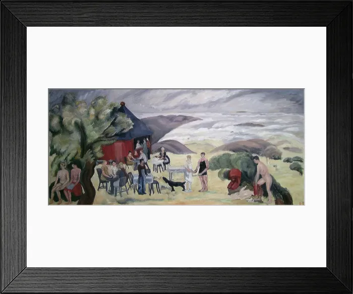 Framed Print : Sinners in Summer Sun, 1931. Creator: Rudolf Thygesen Framed Print : Sinners in Summer Sun, 1931. Creator: Rudolf Thygesen