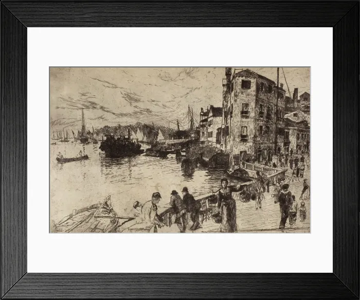 Framed Print : Castello, 1880s. Creator: Otto Henry Bacher Framed Print : Castello, 1880s. Creator: Otto Henry Bacher