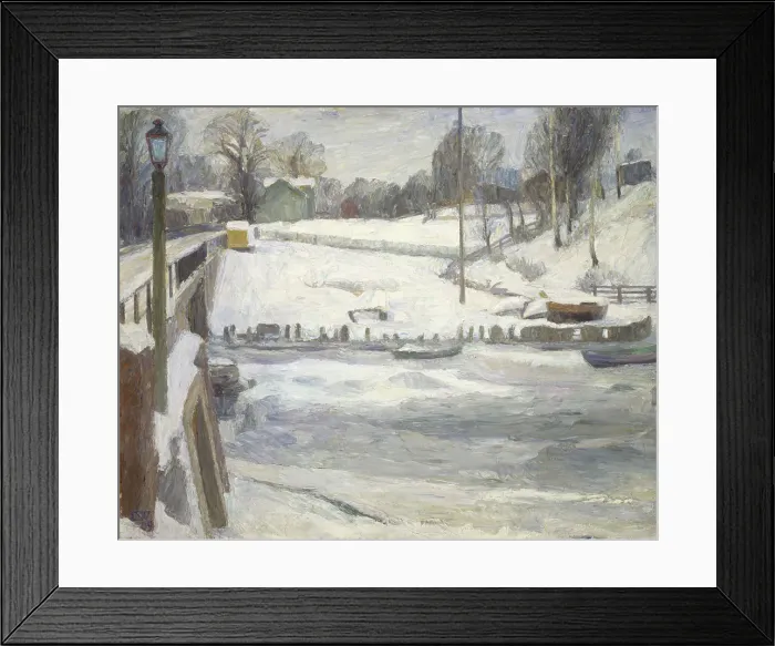 Framed Print : From Lysaker, 1909. Creator: Erik Werenskiold Framed Print : From Lysaker, 1909. Creator: Erik Werenskiold