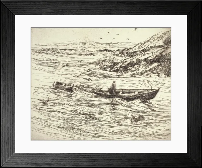 Framed Print : Running In, c1890-1940. Creator: Charles Herbert Woodbury Framed Print : Running In, c1890-1940. Creator: Charles Herbert Woodbury