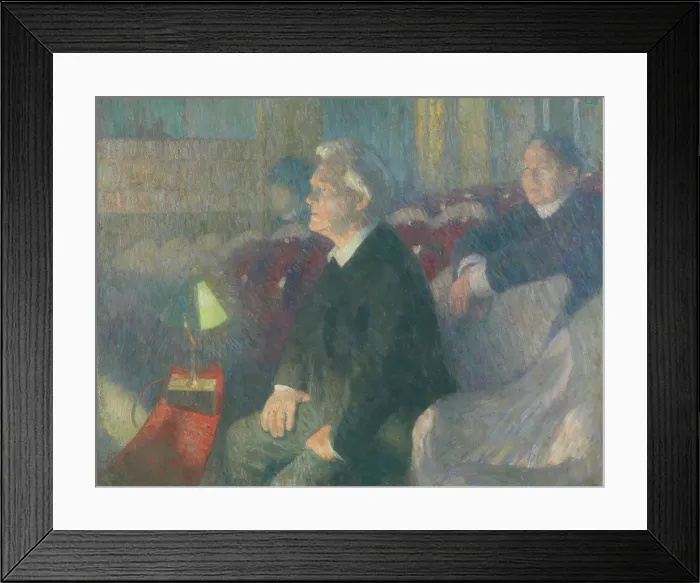 Framed Print : Portrait of Theater Director Bjorn Bjornson, probably 1910. Creator: Erik Werenskiold Framed Print : Portrait of Theater Director Bjorn Bjornson, probably 1910. Creator: Erik Werenskiold