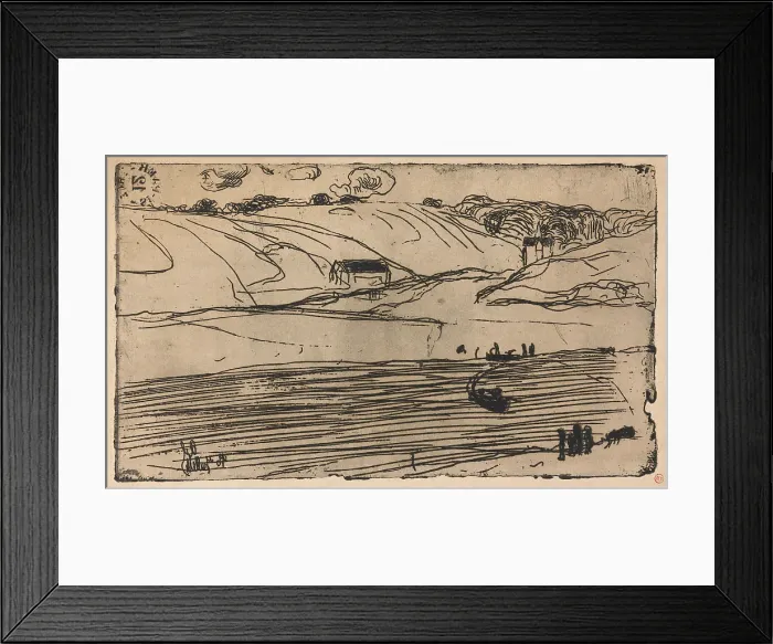 Framed Print : La Peche (Fishing), 1893. Creator: Armand Seguin